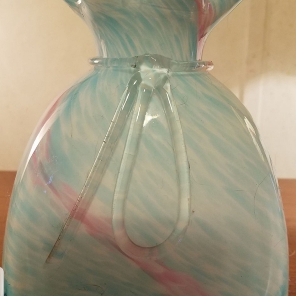 Beautiful colorfull unique glass vase Please go to my page and see other items - Picture 7 of 17